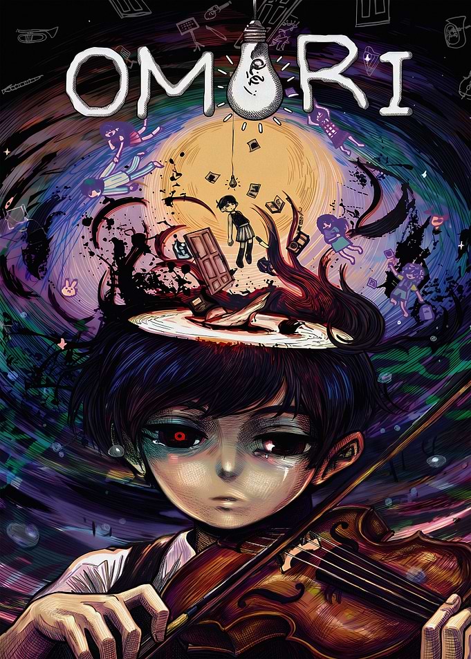 Omori Surreal Violinist Poster
