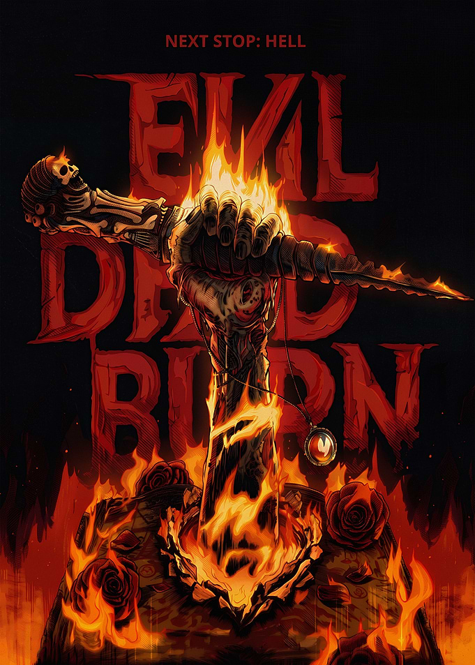 Evil Dead Burn Poster Art