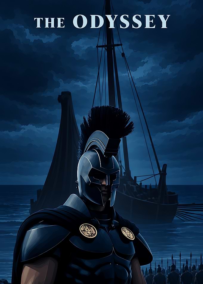 The Odyssey Spartan Warrior Poster