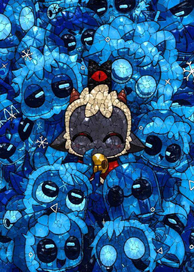 Cult of the Lamb Mosaic Art