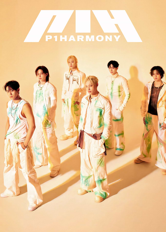 P1Harmony K-pop Group Promotional Poster
