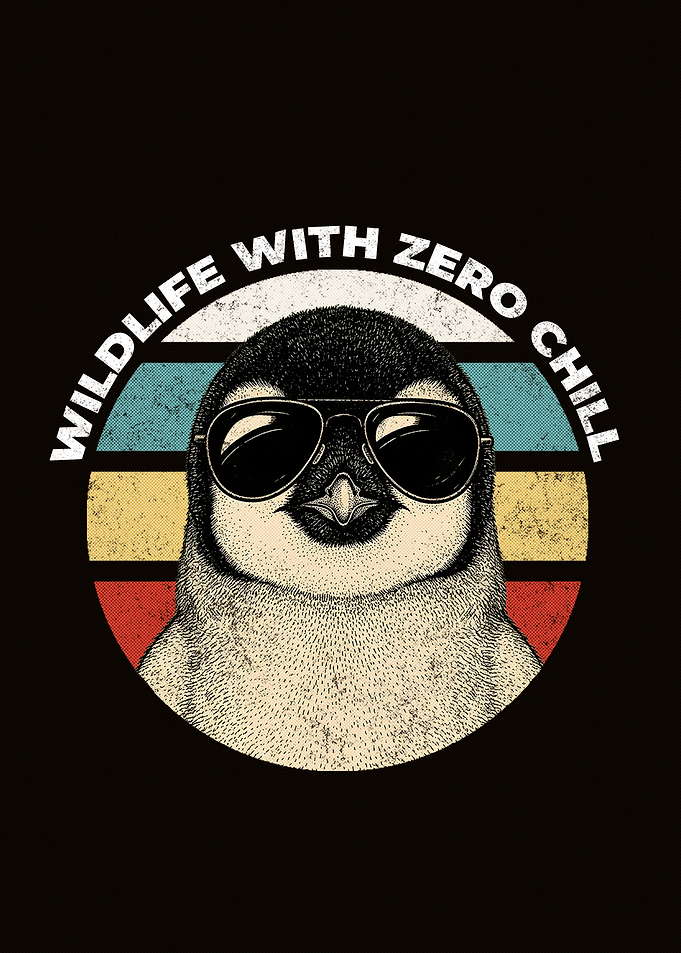 Cool Penguin Wildlife With Zero Chill