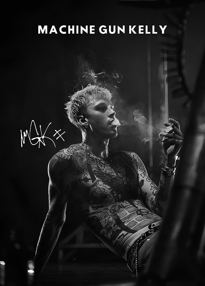 Machine Gun Kelly mgk Portrait Poster