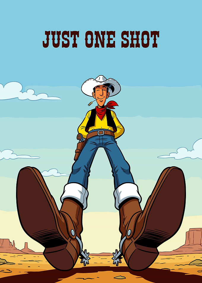 Lucky Luke Just One Shot Poster