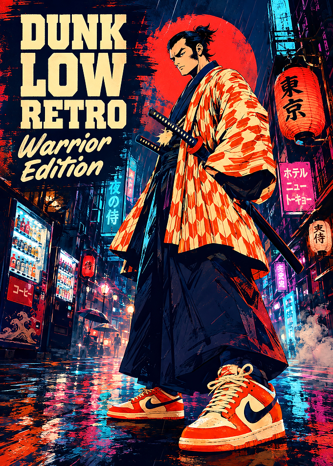 Dunk Low Retro Warrior Edition Poster