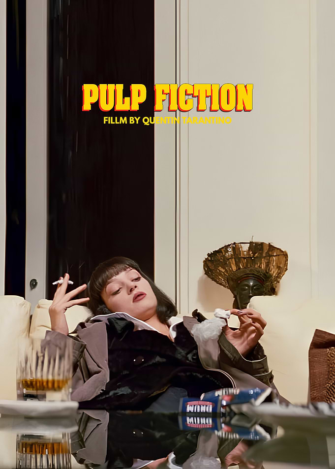 Pulp Fiction Mia Wallace Poster