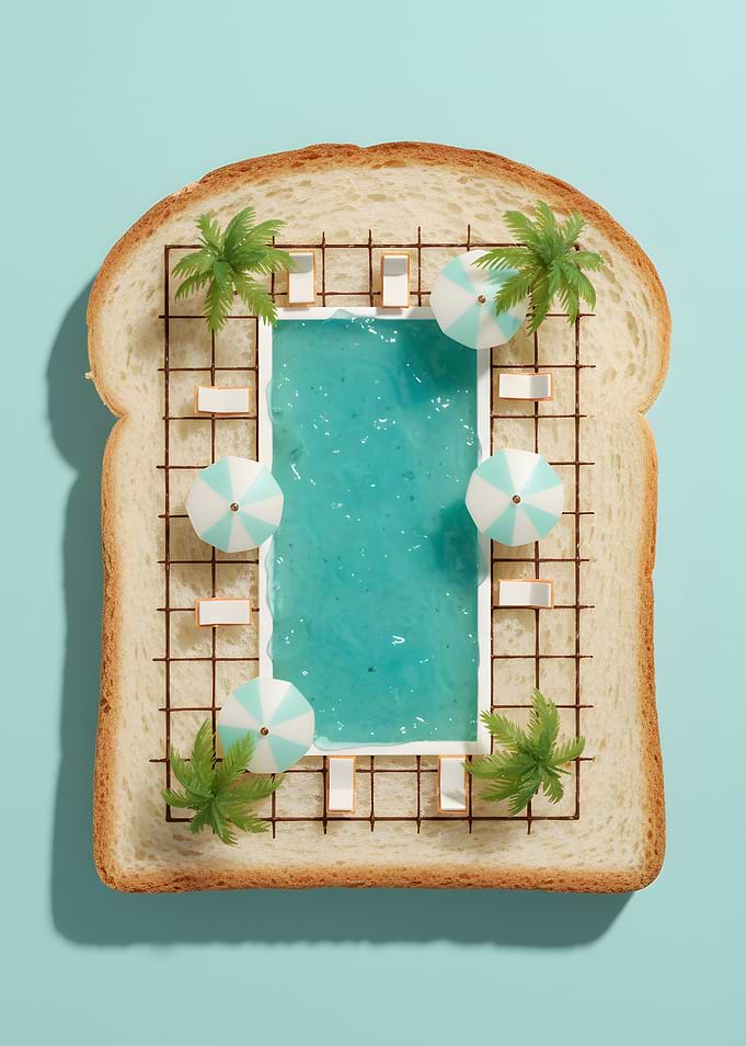Summer Poolside Toast