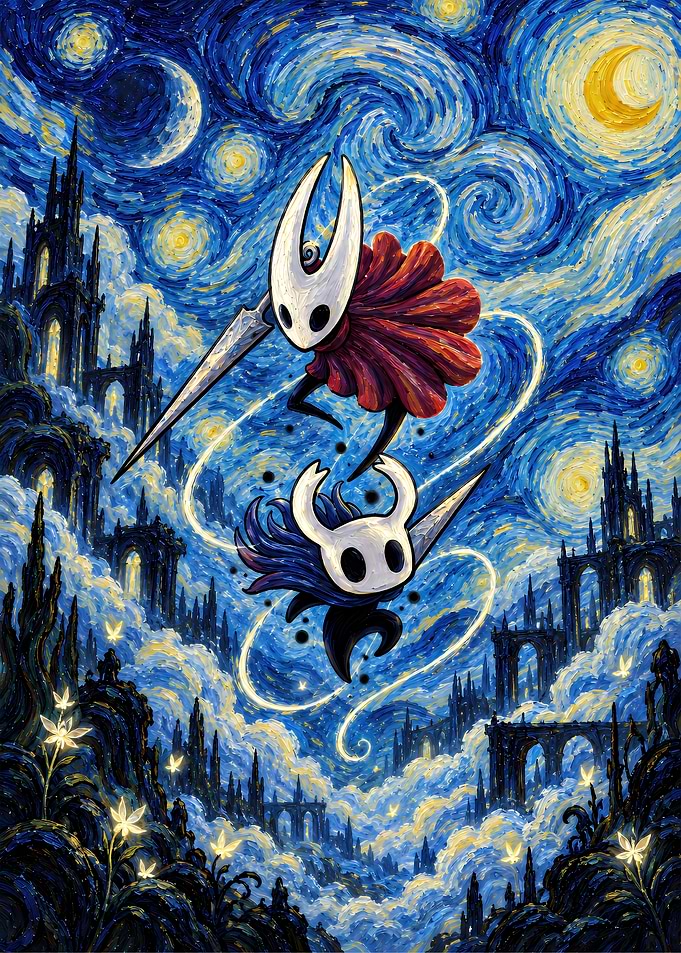 Hollow Knight Starry Night
