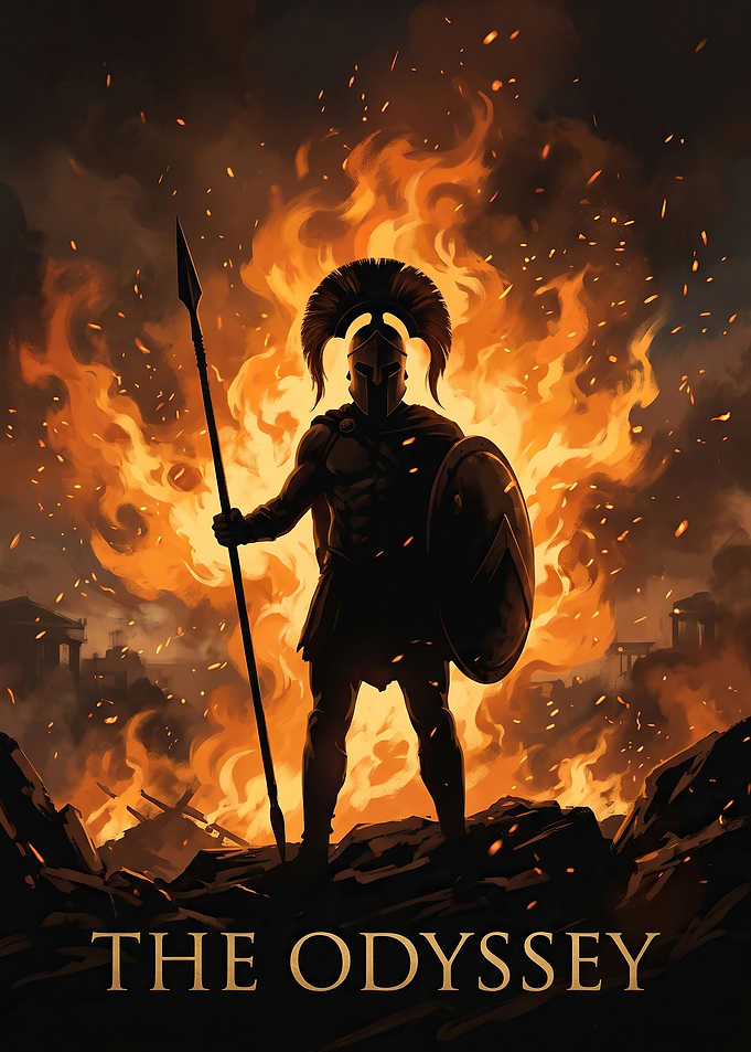 The Odyssey Spartan Warrior Poster