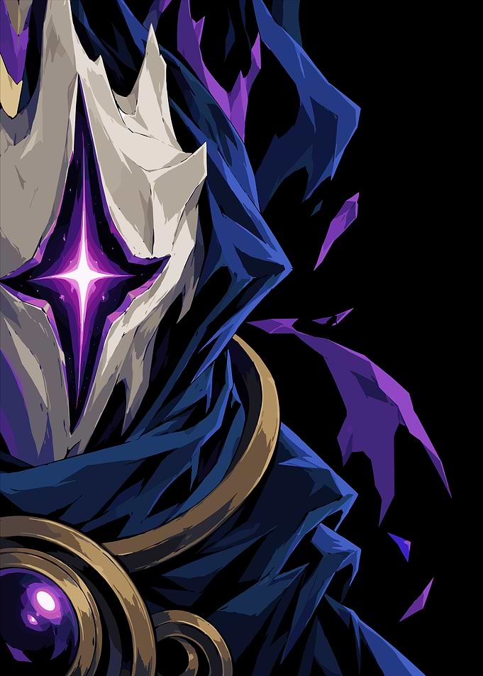 Mysterious Void Masked Figure