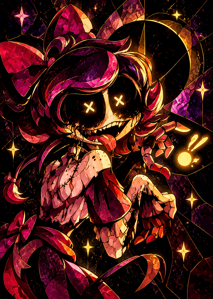 Cyn Murder Drones Stained Glass Art