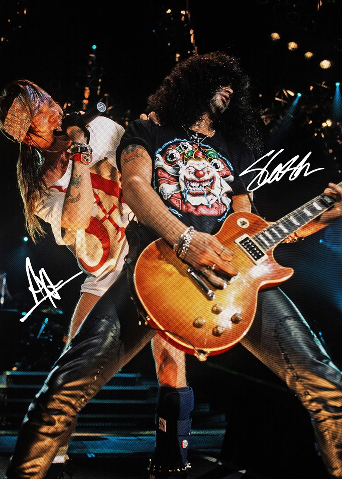 Guns N' Roses Live Performance Poster