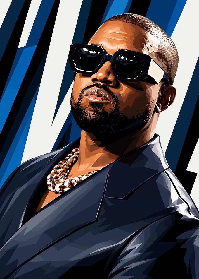 Kanye West Vector Portrait