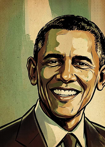 Barack Obama Pop Art Portrait