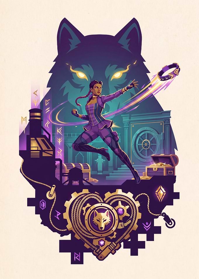 Loba Apex Legends Digital Illustration