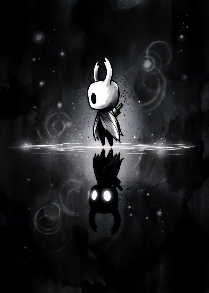 Hollow Knight Reflection Digital Art
