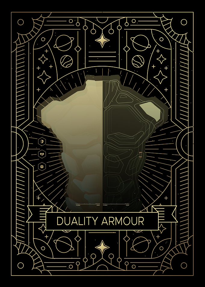 Duality Armour Minimalist Poster