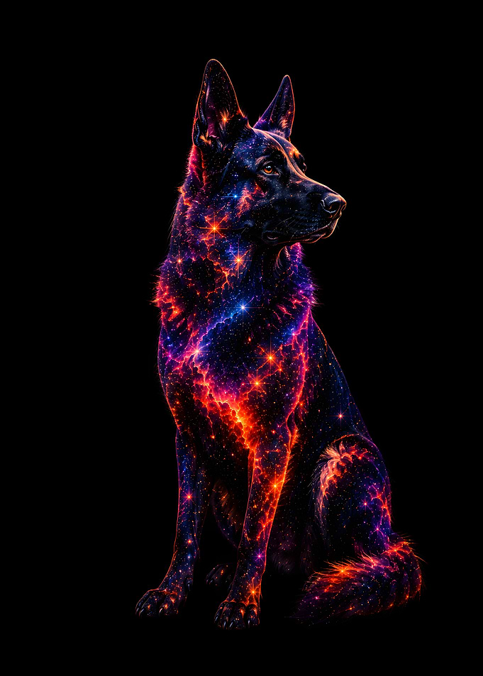 Cosmic German Shepherd