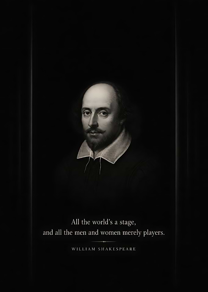 William Shakespeare Quote Poster