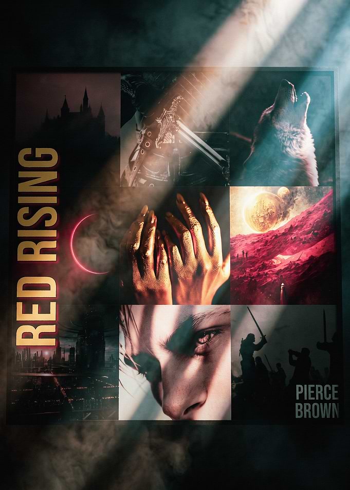 Red Rising Book Aesthetic Collage