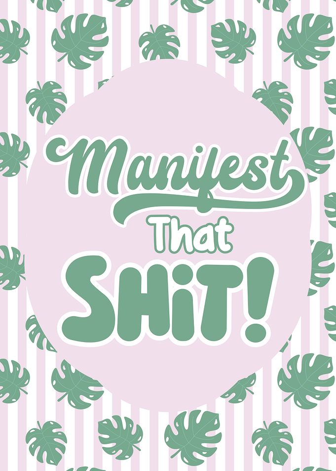 Manifest That Shit Motivational Poster