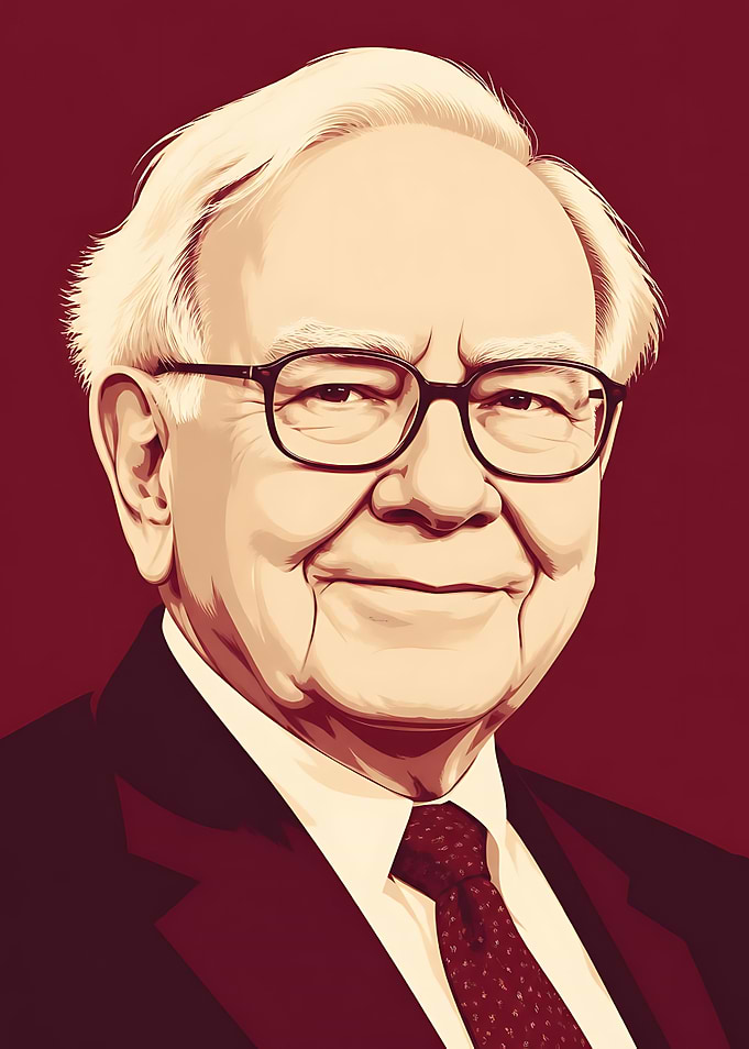 Portrait of Warren Buffett