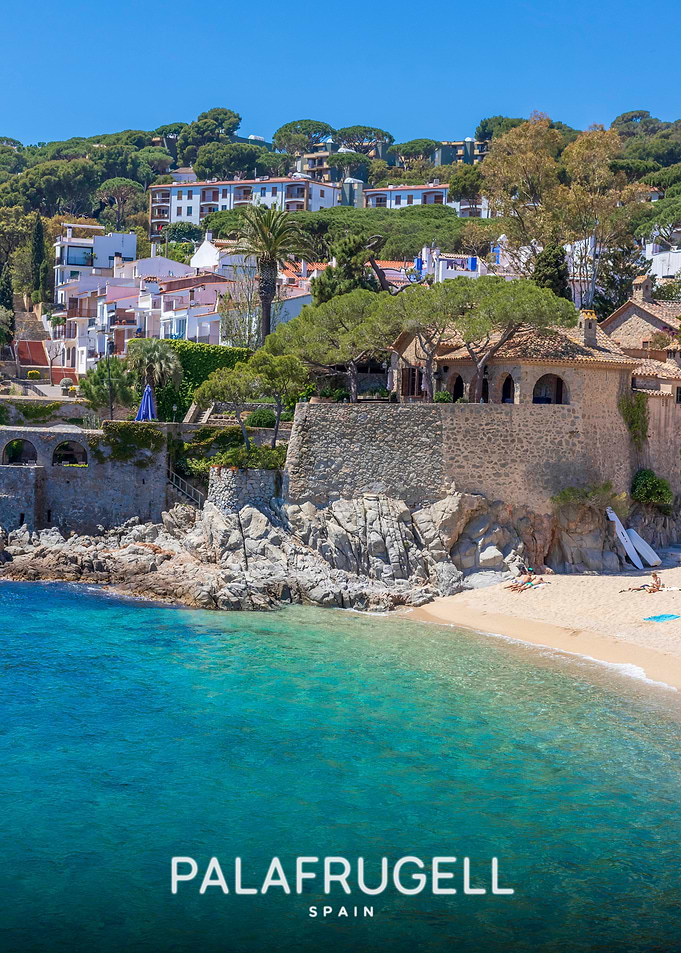 Coastal View of Palafrugell Spain