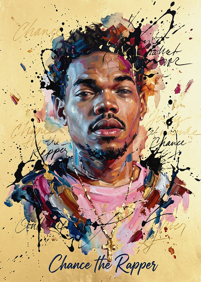 Chance the Rapper Artistic Portrait