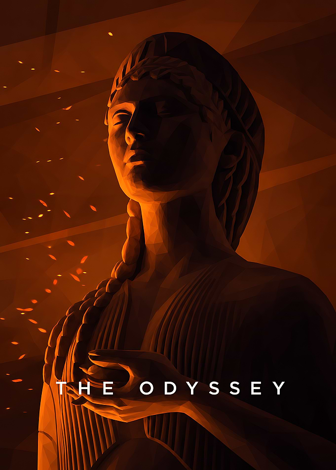 The Odyssey Low Poly Poster