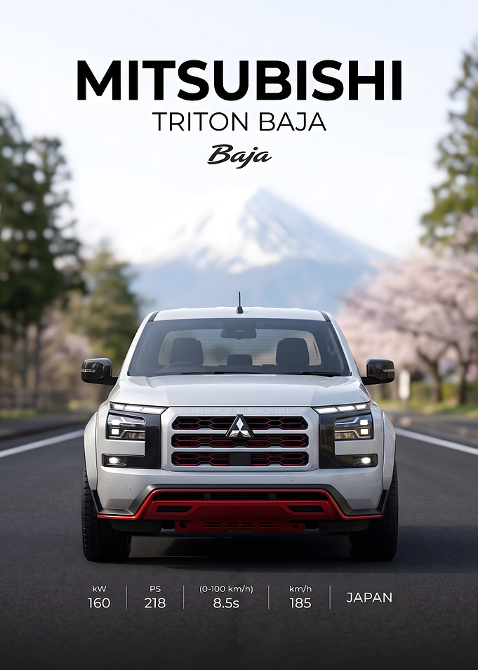Mitsubishi Triton Baja Concept Poster