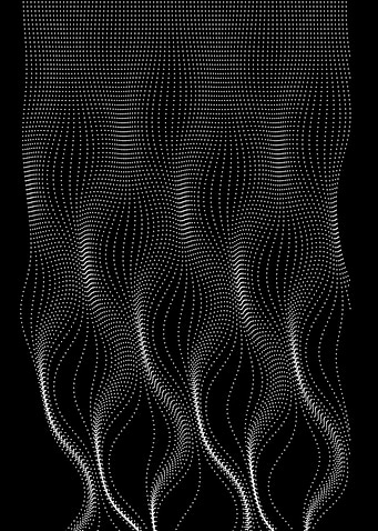 waterfall of lights