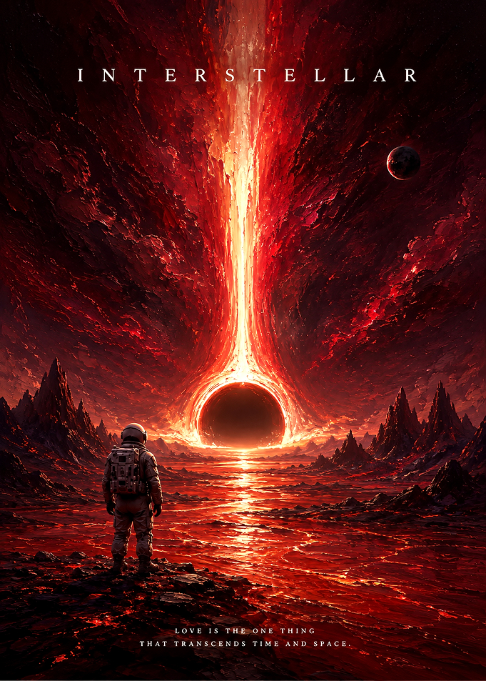 Interstellar Movie Poster Art