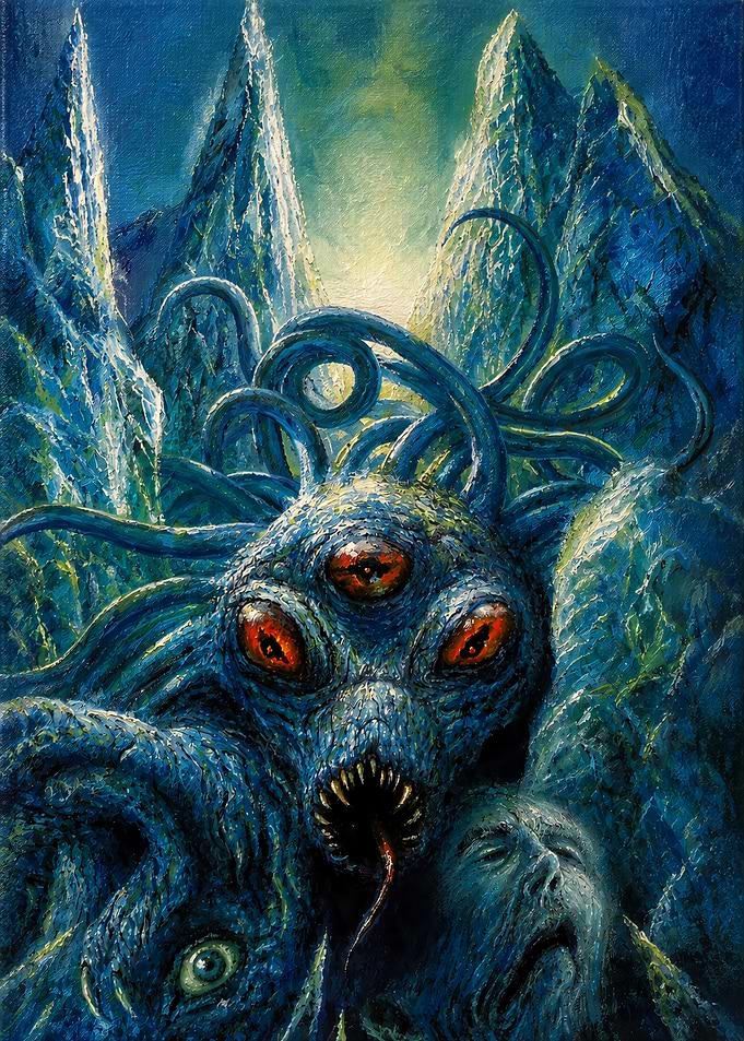 The Thing Returns Monster Painting