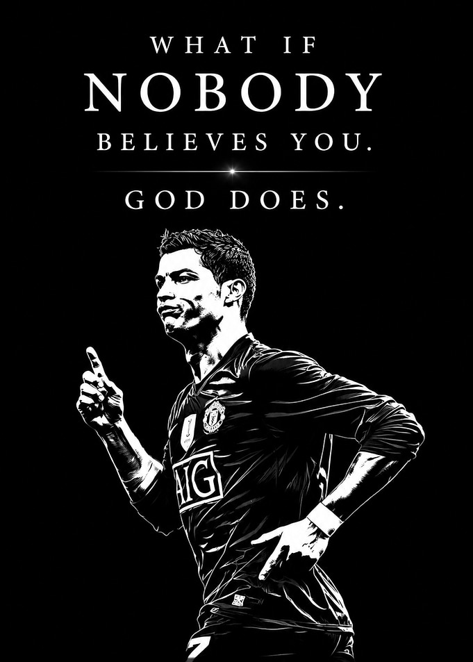 Cristiano Ronaldo Inspirational Poster