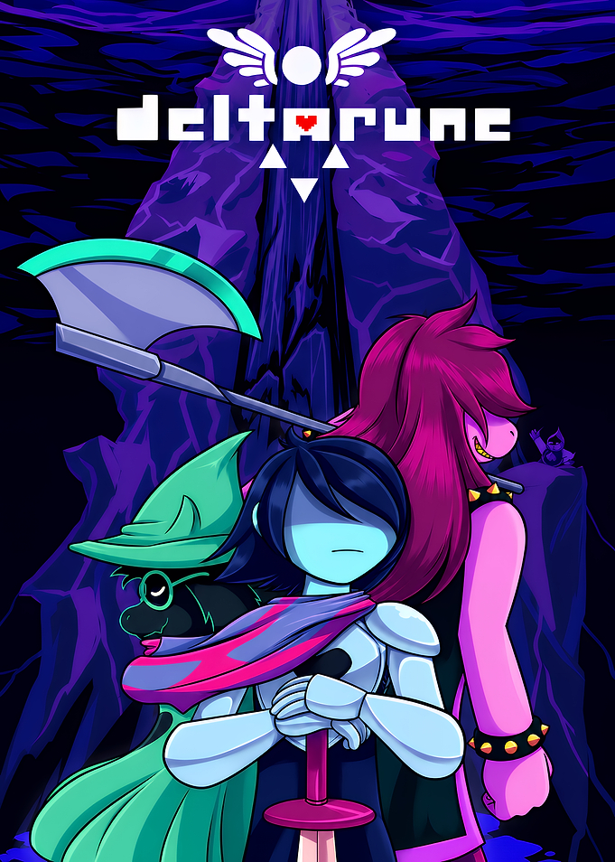 Deltarune Main Trio Poster
