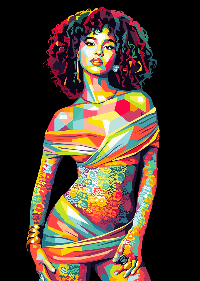 Tyla Pop Art portrait