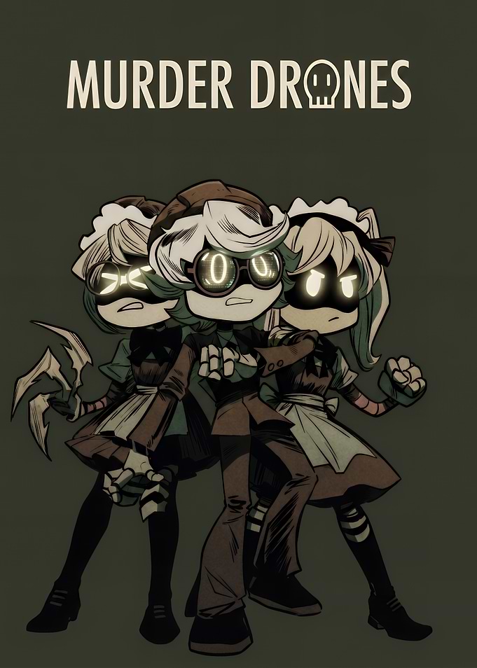 Murder Drones Maid Trio Illustration
