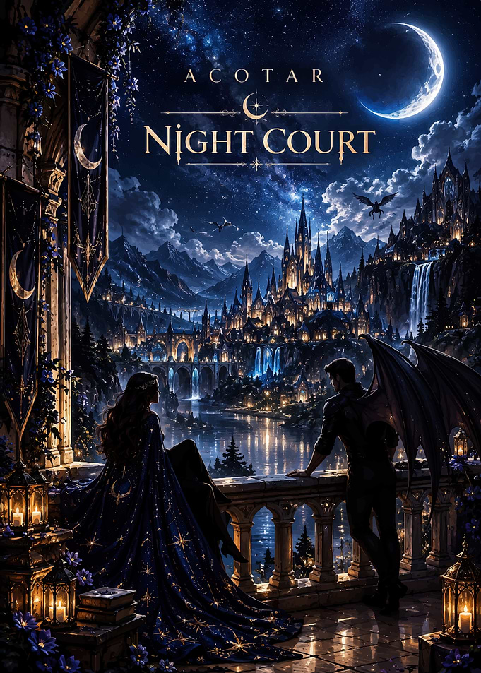 ACOTAR Night Court Fantasy Scene