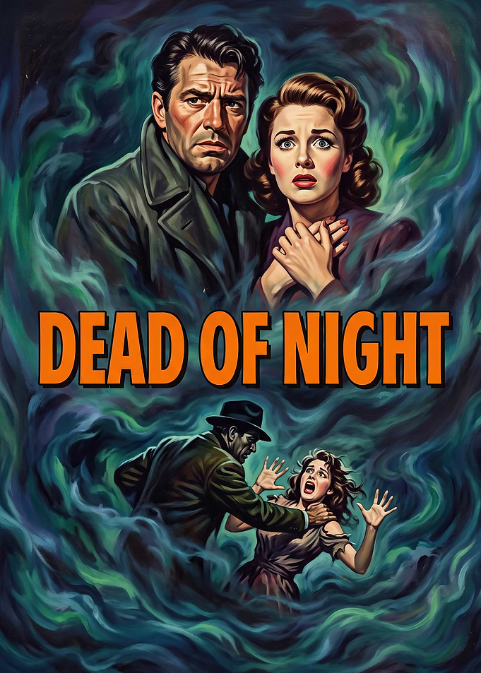 Dead of Night Vintage Movie Poster