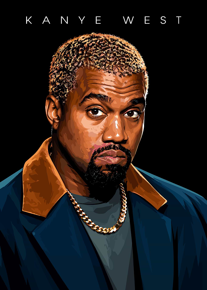 Kanye West Digital Portrait
