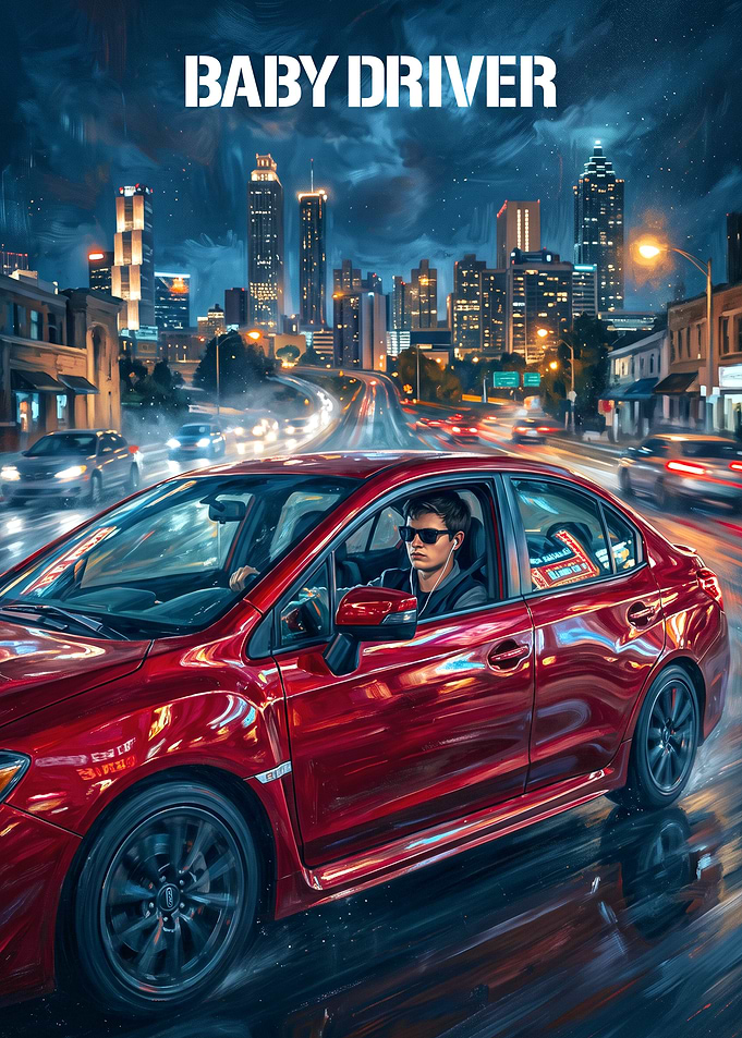 Baby Driver Movie Poster Art