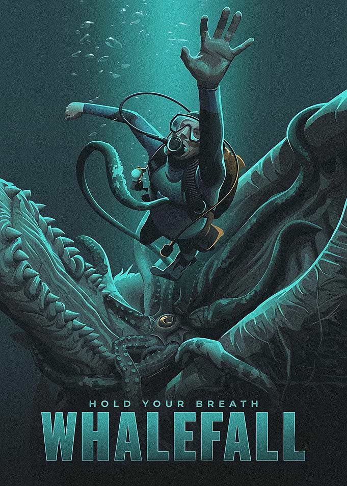 Whalefall Underwater Horror Movie Poster
