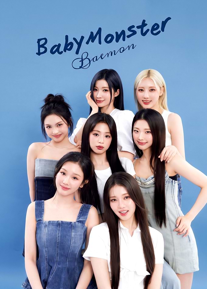 BABYMONSTER Group Portrait Poster