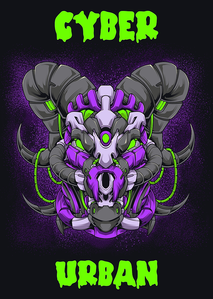 Cyber Urban Mechanical Ram Head