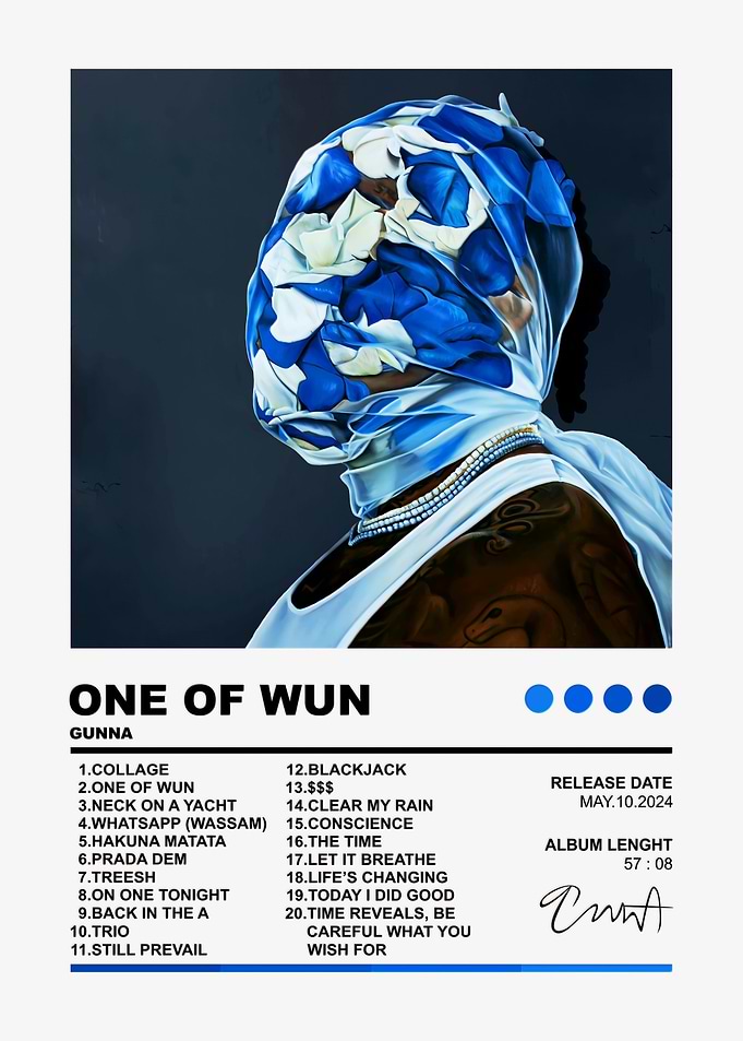 Gunna One of Wun Album Poster