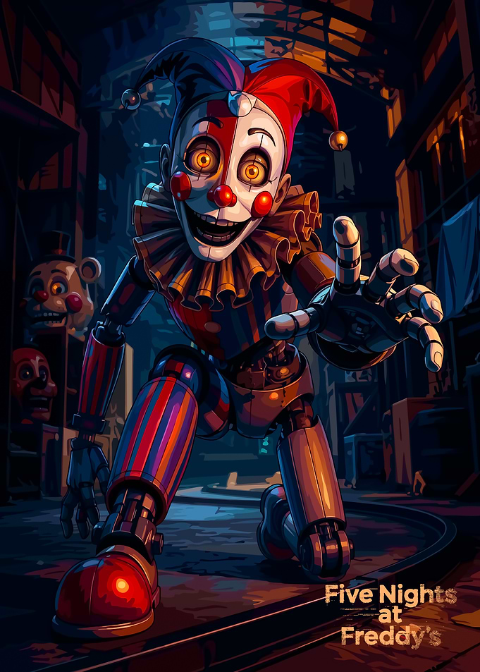 Five Nights at Freddy's Jester Animatronic