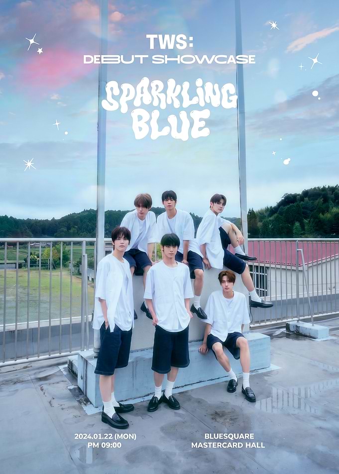 TWS Sparkling Blue Debut Showcase Poster