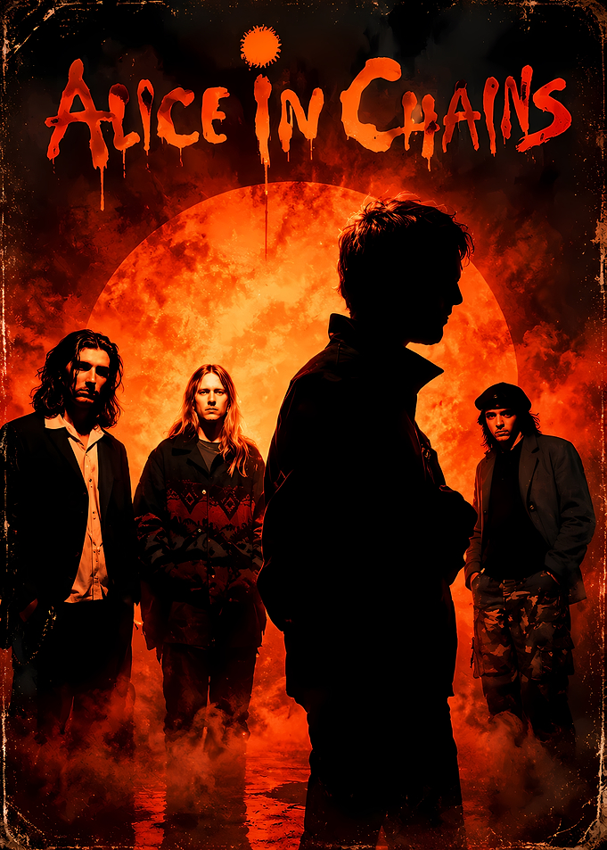 Alice in Chains Band Poster