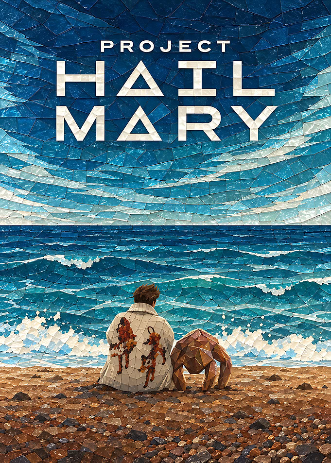 Project Hail Mary Mosaic Art