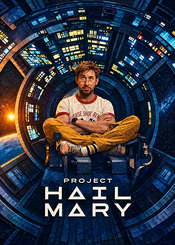 Project Hail Mary Space Poster